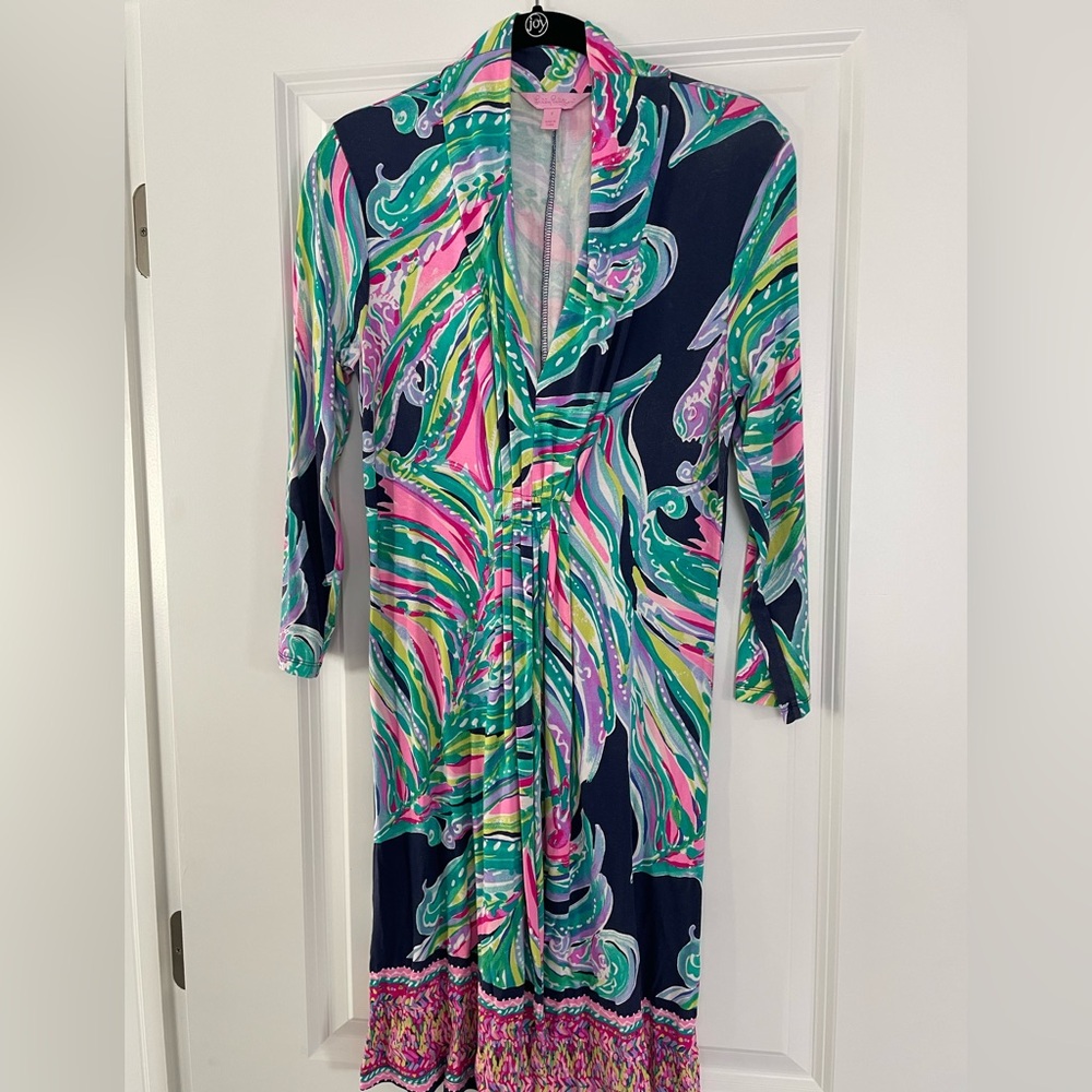 Lily Pulitzer 3/4 sleeve dress, size S